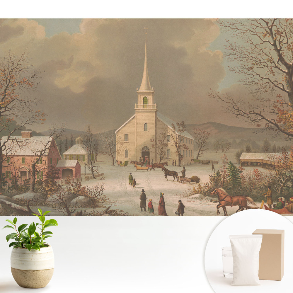 Scenă de gen de iarnă