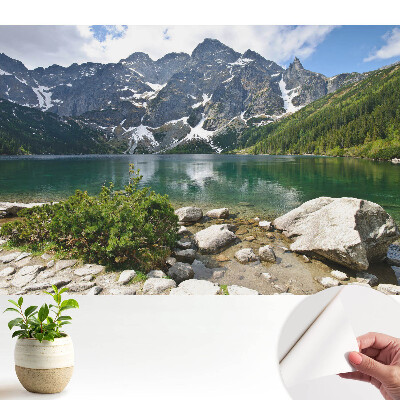 Munți reflectați în lac