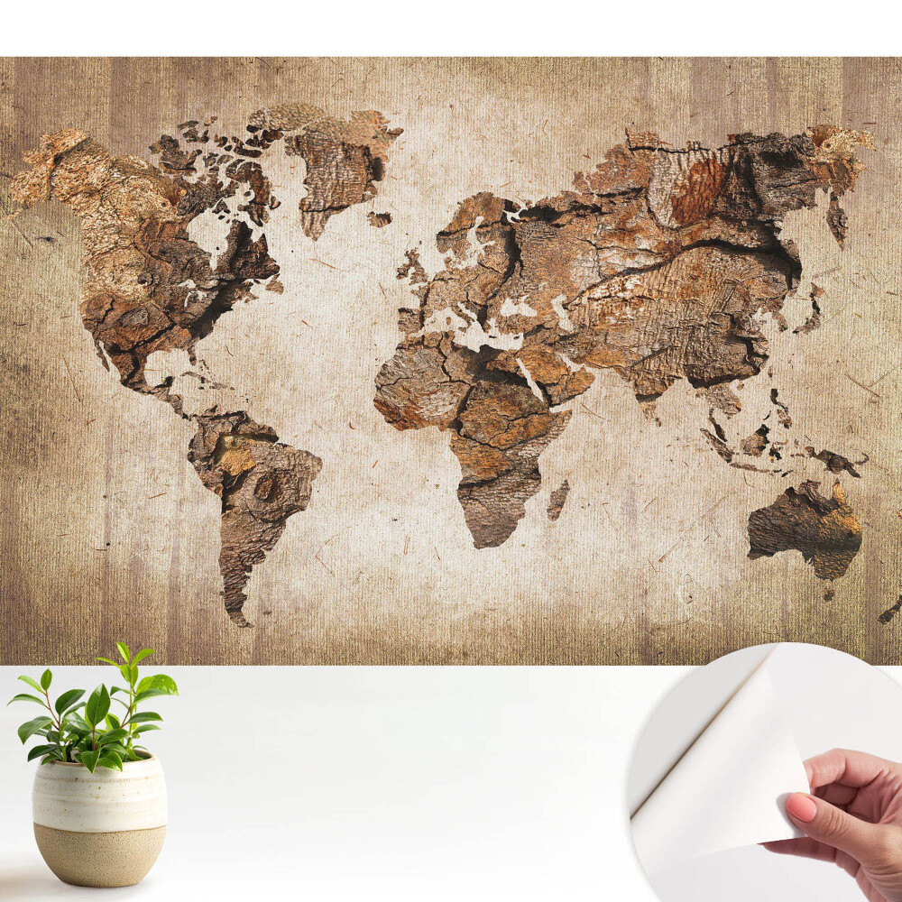Hartă rustică a lumii