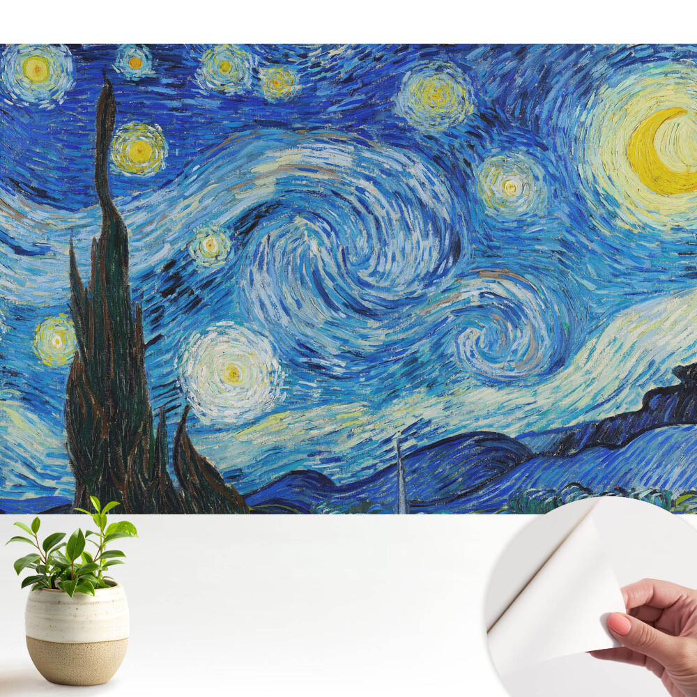 Stele învolburate și chiparos