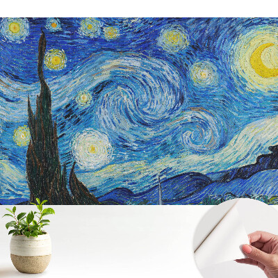 Stele învolburate și chiparos