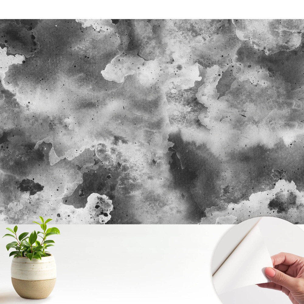 Compoziție abstractă în nuanțe de gri