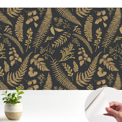 Model botanic cu frunze în stil elegant