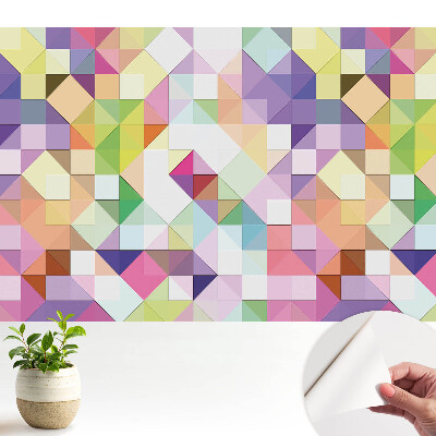 Mozaic geometric în culori vii