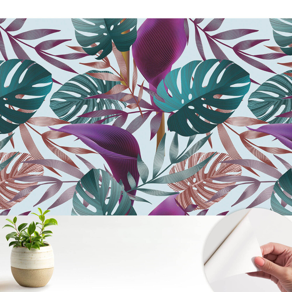 Haos de frunze tropicale colorate