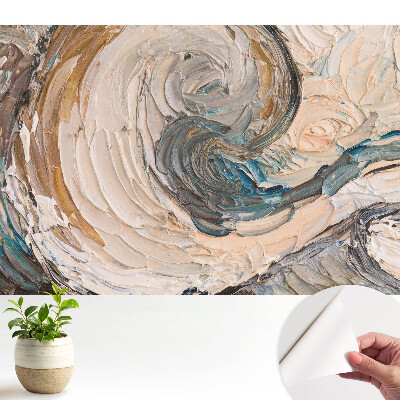 Un mozaic abstract de culori și vârtejuri