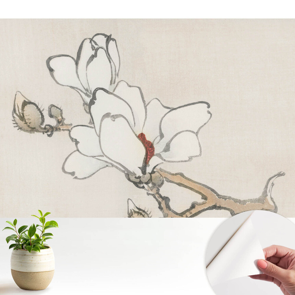 Magnolii clasice în cerneală