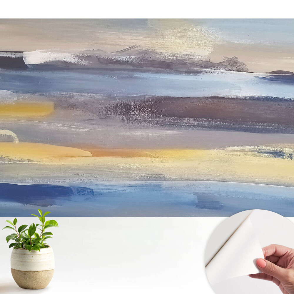 Peisaj abstract în culori delicate