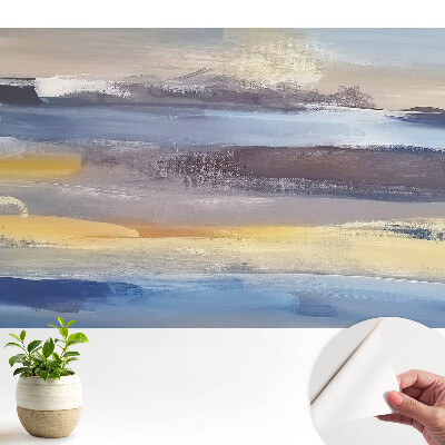 Peisaj abstract în culori delicate