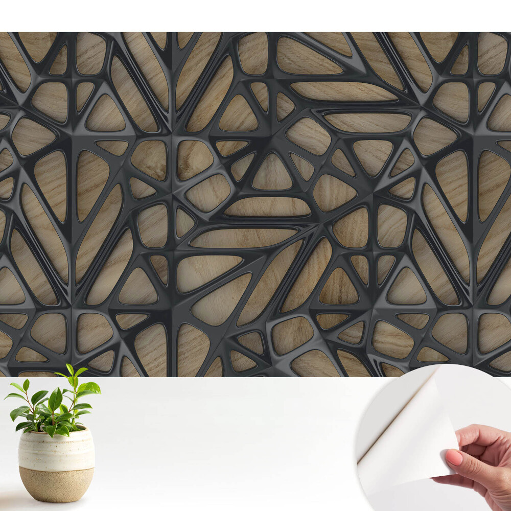 Decorațiune din lemn ajurat cu design modern