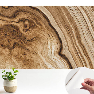 Linii organice din lemn în tonuri pământii care creează o atmosferă echilibrată