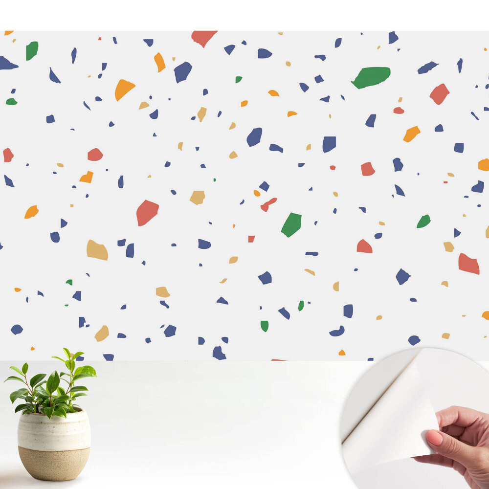 Abstracție colorată a haosului