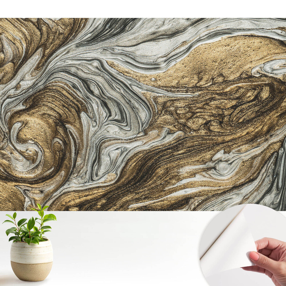 Vârtejuri și valuri abstracte în nuanțe calde