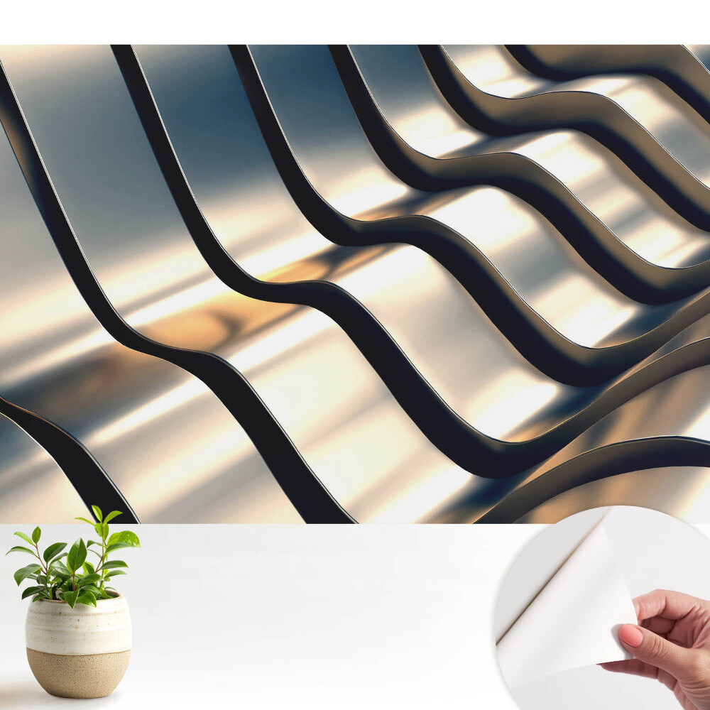 Valuri de metal într-un stil modern