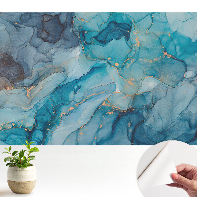 Vârtejuri abstracte în nuanțe de albastru