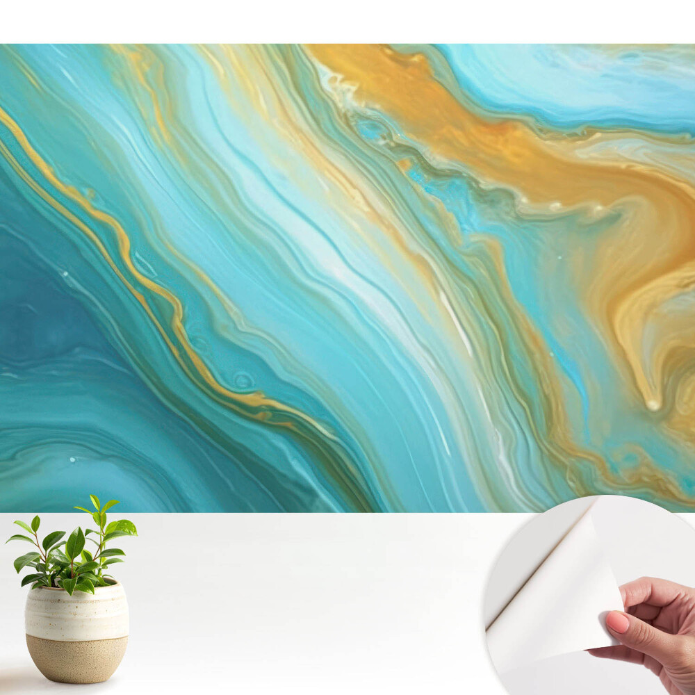 Valuri de culoare într-un stil abstract