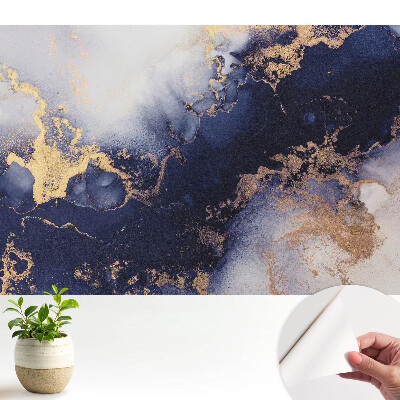 Eleganță în nuanțe bej și bleumarin cu model abstract