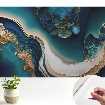 Valuri de culoare, eleganță abstractă, armonie