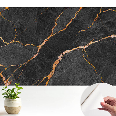 Fundal din marmură neagră cu vene