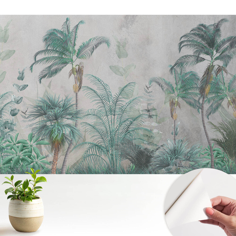 Palmieri și frunze tropicale