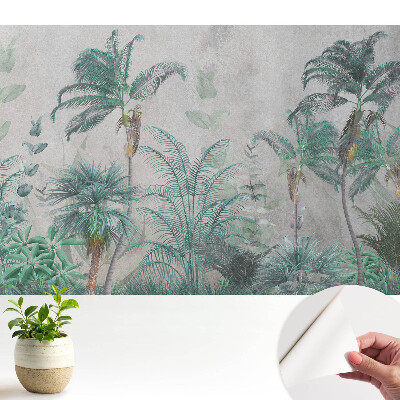 Palmieri și frunze tropicale