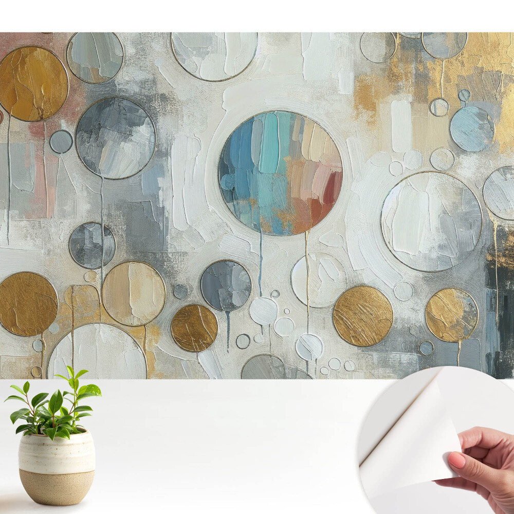 Cercuri colorate abstracte