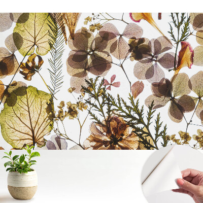 Frunze și flori uscate în stil boho