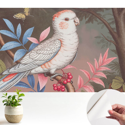 Papagal printre frunze