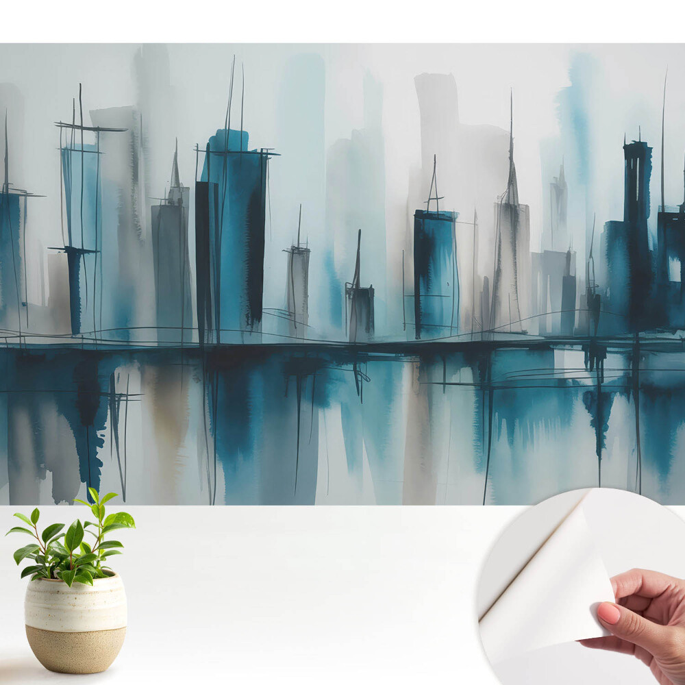 Un oraș în acuarelă, un accent calm și modern