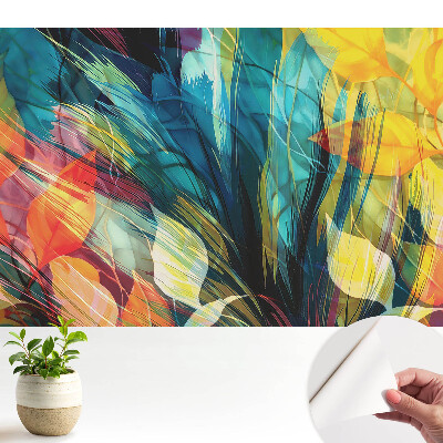 Abstracție de frunze colorate