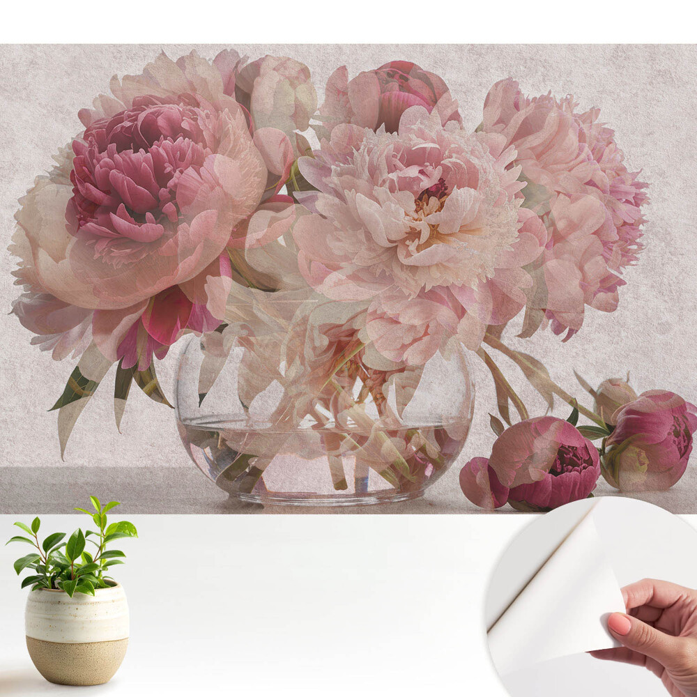 Buchet romantic de bujori