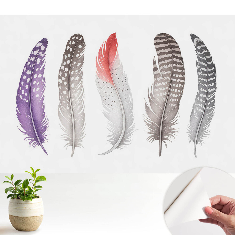 Pene colorate într-un stil modern