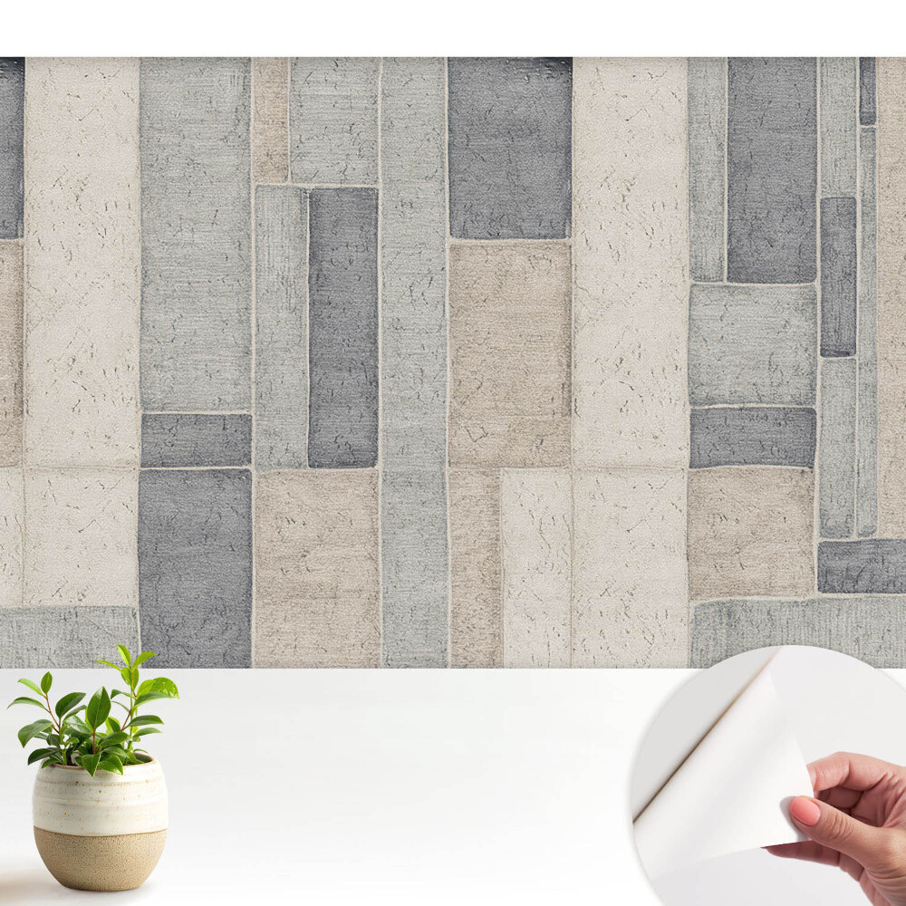 Dreptunghiuri în nuanțe de bej și gri