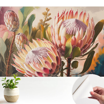 Flori de Protea în nuanțe pastelate, elegante