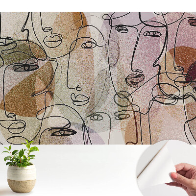 Fețe abstracte în stil modern