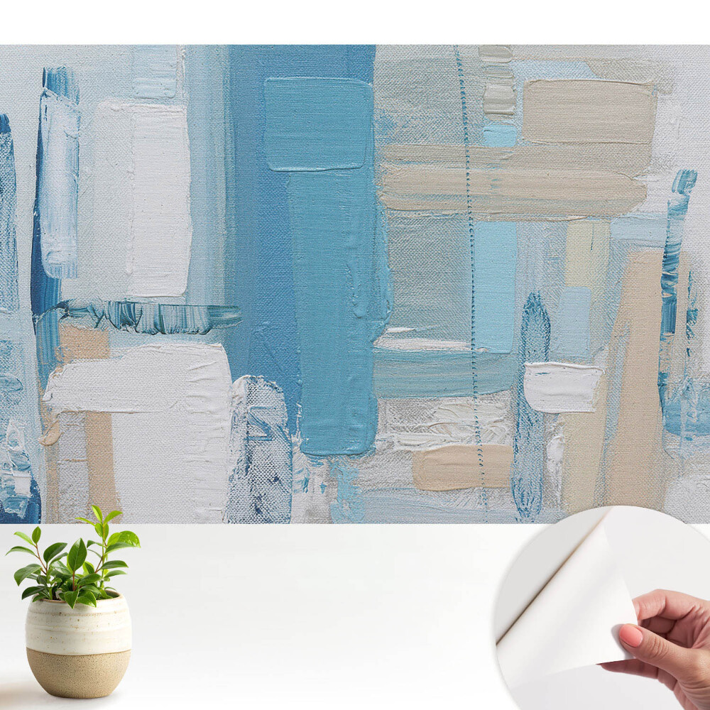 Model abstract albastru și bej