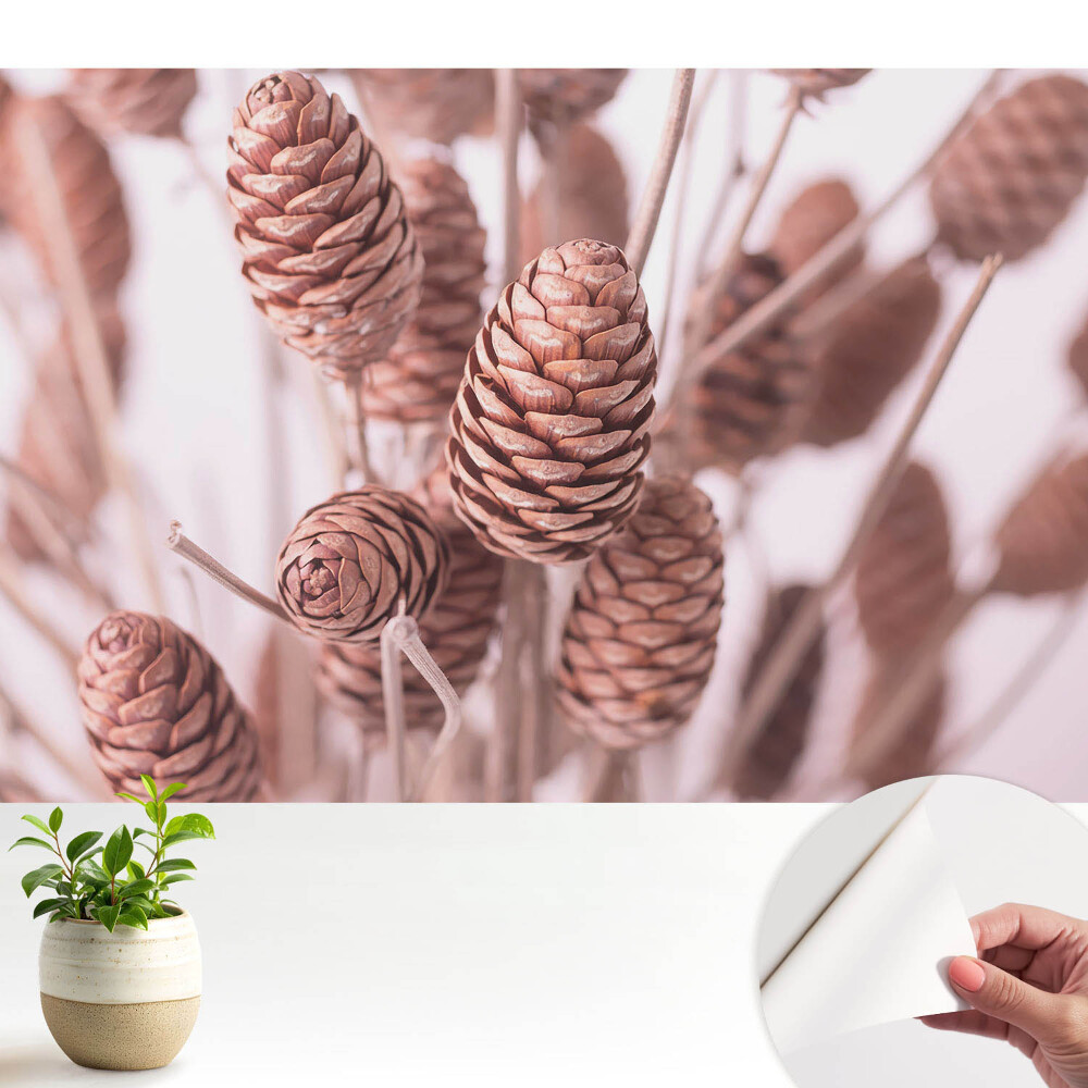 Conuri de pin în stil rustic