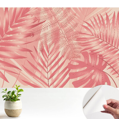 Armonii roz cu frunze exotice