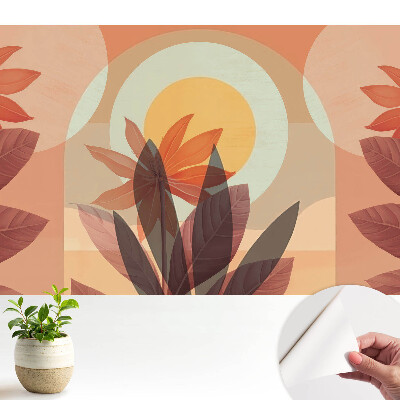 Abstracție florală simetrie căldură