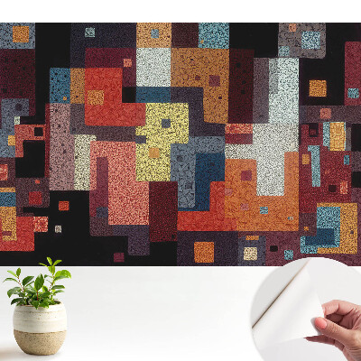 Abstracție geometrică colorată