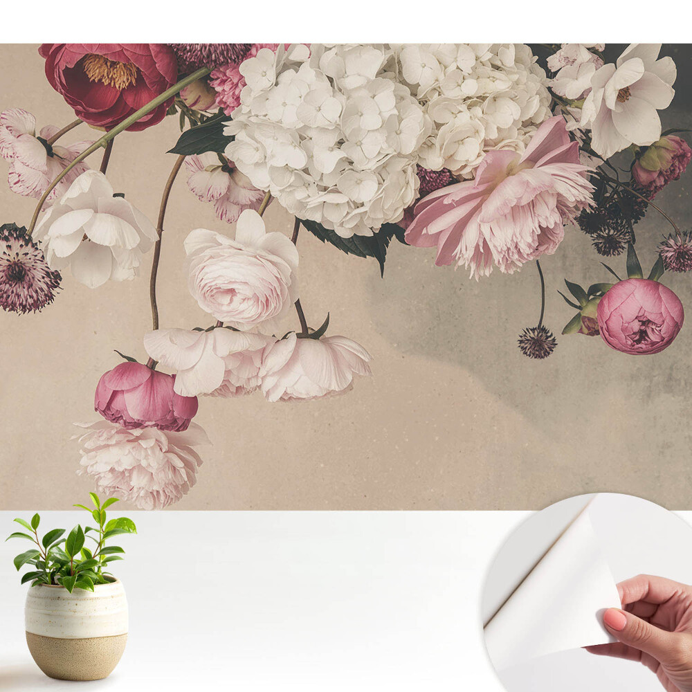 Flori delicate într-o compoziție romantică