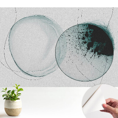 Forme rotunde în nuanțe de verde