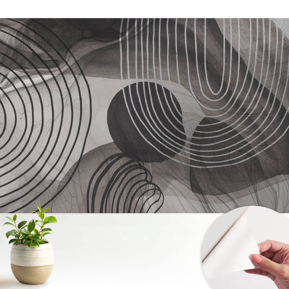 Linii de contrast geometrice gri