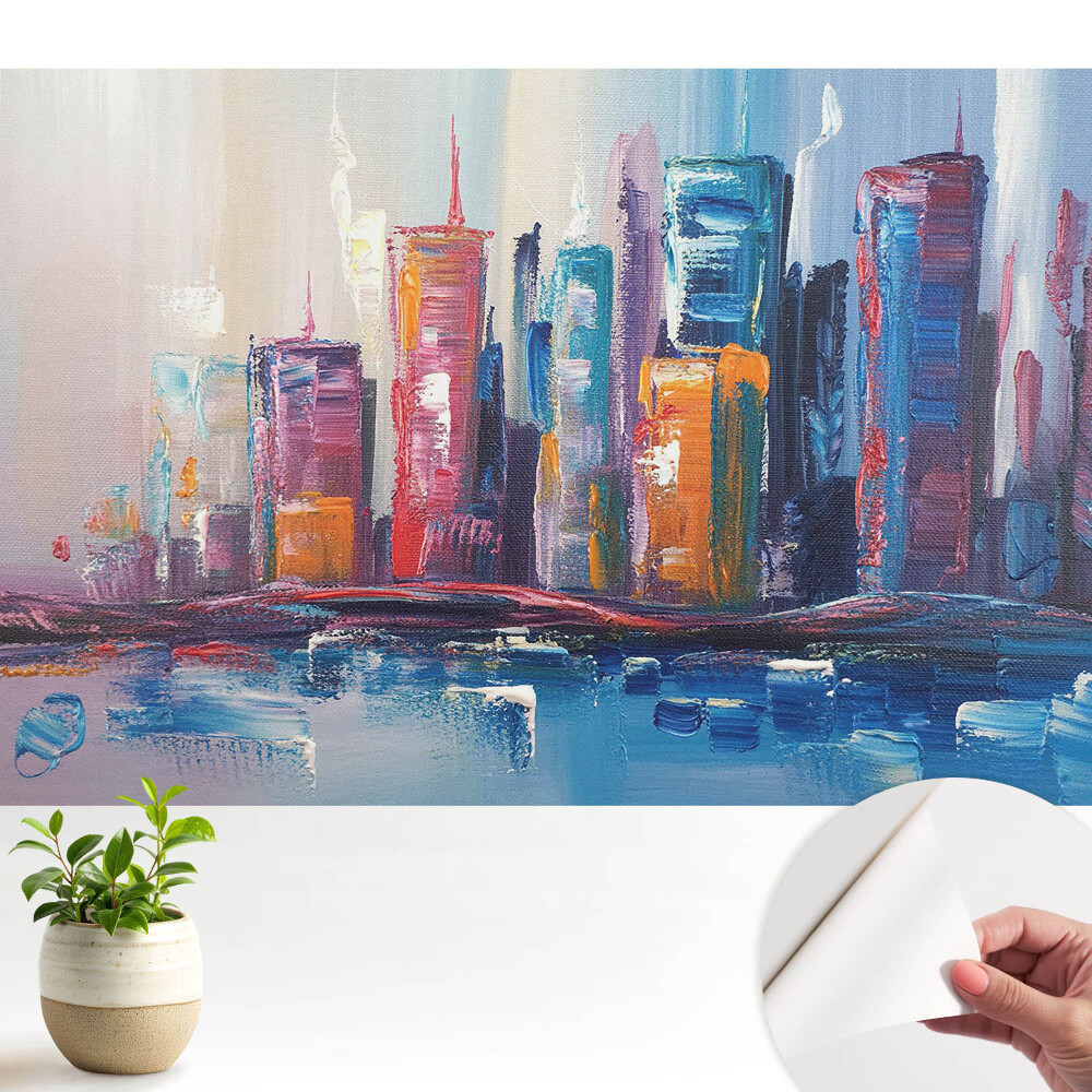 Abstracție urbană a culorilor