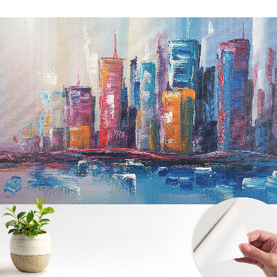 Abstracție urbană a culorilor