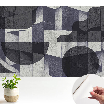 Abstracție geometrică în stil modern, armonie decorativă