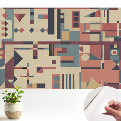 Forme geometrice și culori vibrante