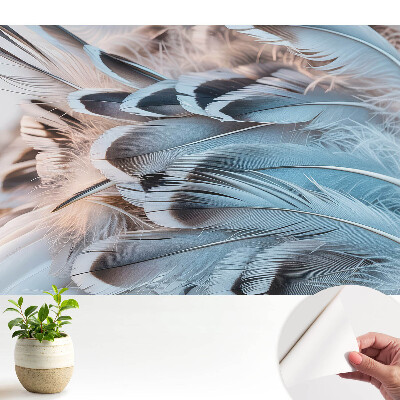 Pene albastre cu modele armonioase