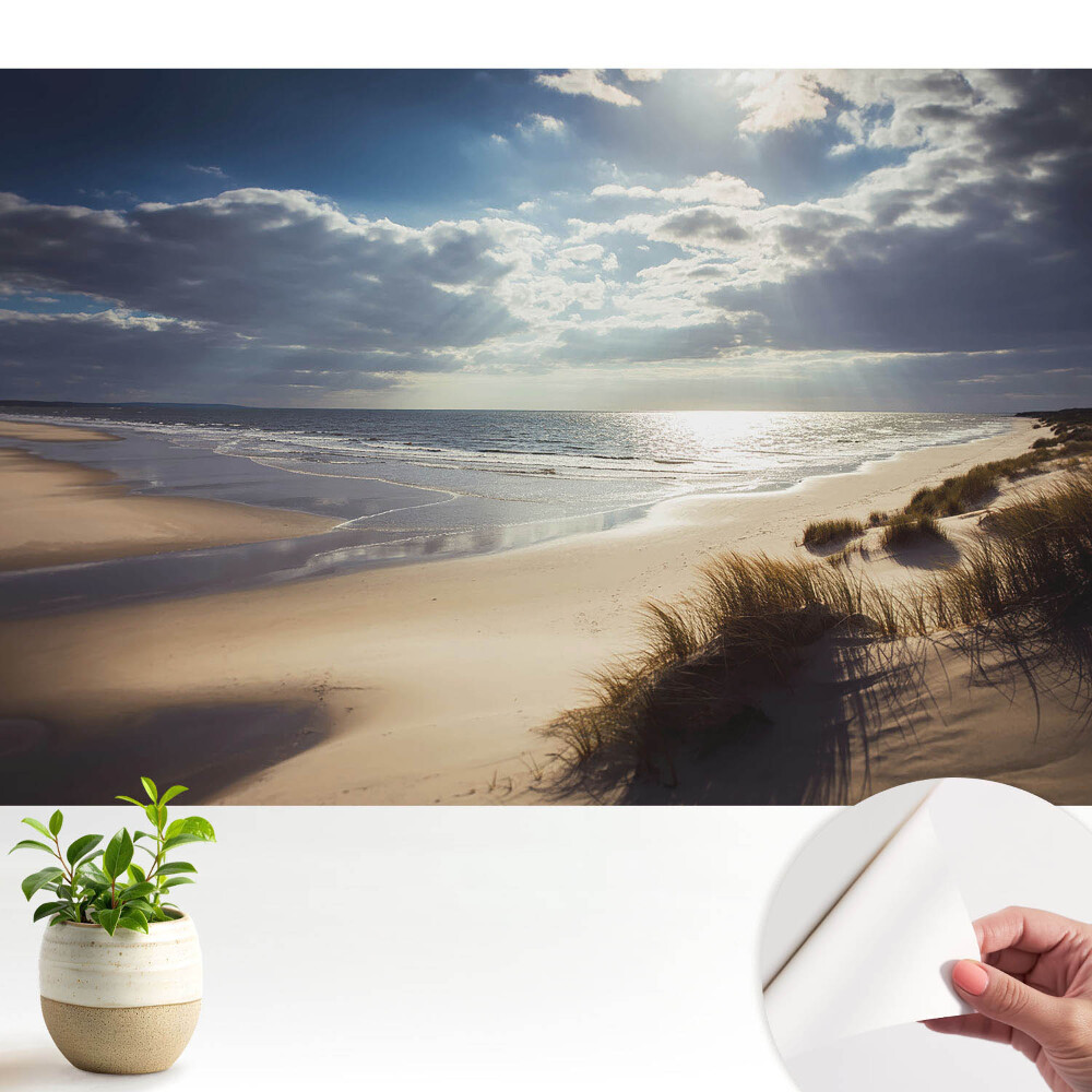 Plajă natură cer zen