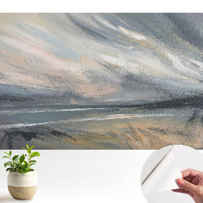 Peisaj abstract în nuanțe dinamice de gri